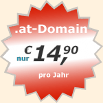 AT-Domains für nur €14,90